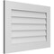 Ekena Millwork Vertical Surface Mount PVC Gable Vent: Non-Functional, w/3-1/2"W x 1"H, Standard Frame, 32"W x 22"H GVPVE32X2201SN - alternate 3